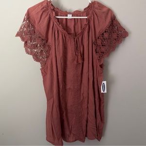 NWT Old Navy Rust-Colored Blouse